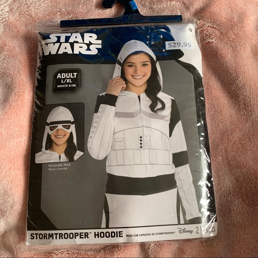 New Adult Halloween Star Wars StormTrooper Hoodie | L/XL